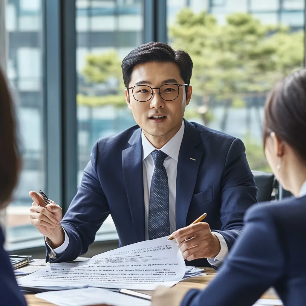 개인사업자 절세 컨설팅받는 모습