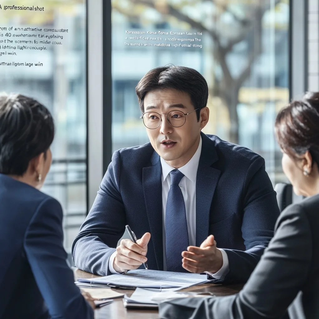 프리랜서 세금 컨설팅 받는 모습