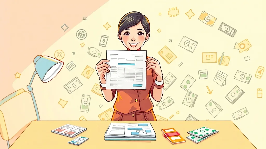 홈택스 신고, 어렵지 않아요! (illustration 스타일)