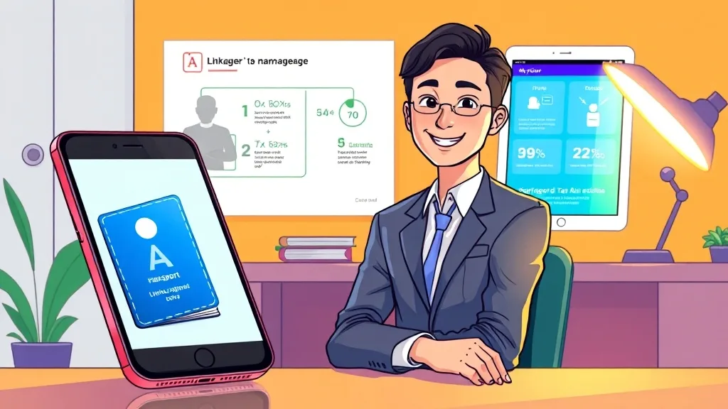 myGov & 링킹 코드 설정법 (cartoon 스타일)