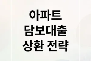 아파트 담보대출 상환: DSR 관리부터 절세 전략까지