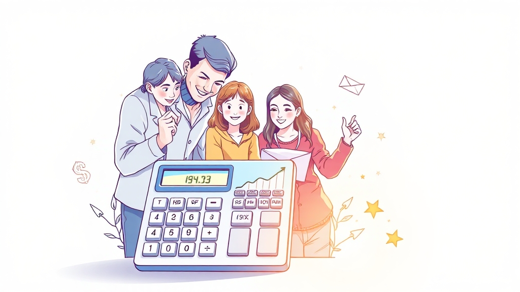증여세, 얼마나 내야 할까요? (illustration 스타일)