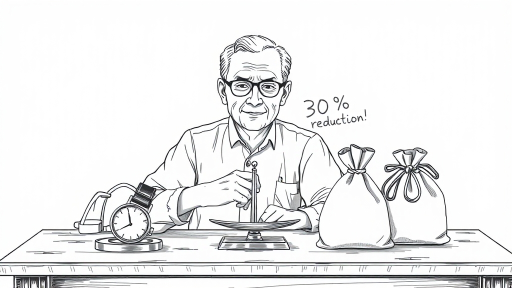 조기 수령의 장단점과 고려사항 (illustration 스타일)