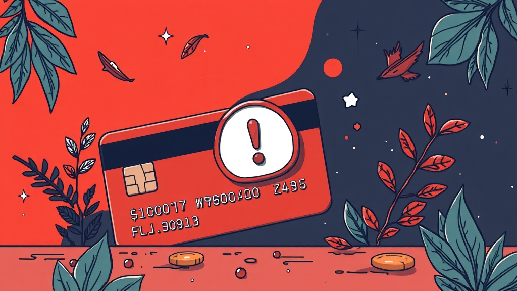 연체, 왜 문제일까요? (illustration 스타일)