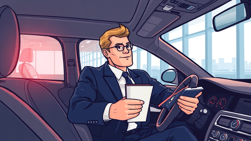 자동차 리스, 절세 전략 활용을 위한 조언 (illustration 스타일)