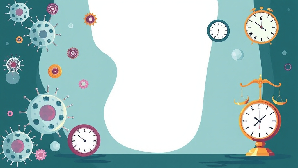 암보험 종류: 종신형 vs 정기형 (illustration 스타일)