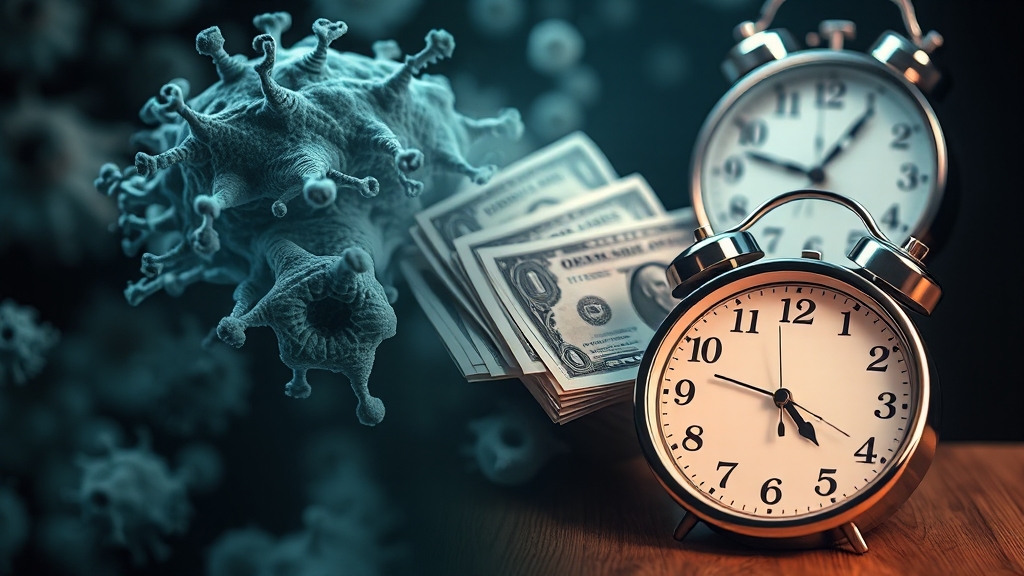 암보험 종류: 갱신형 vs 비갱신형 (realistic 스타일)