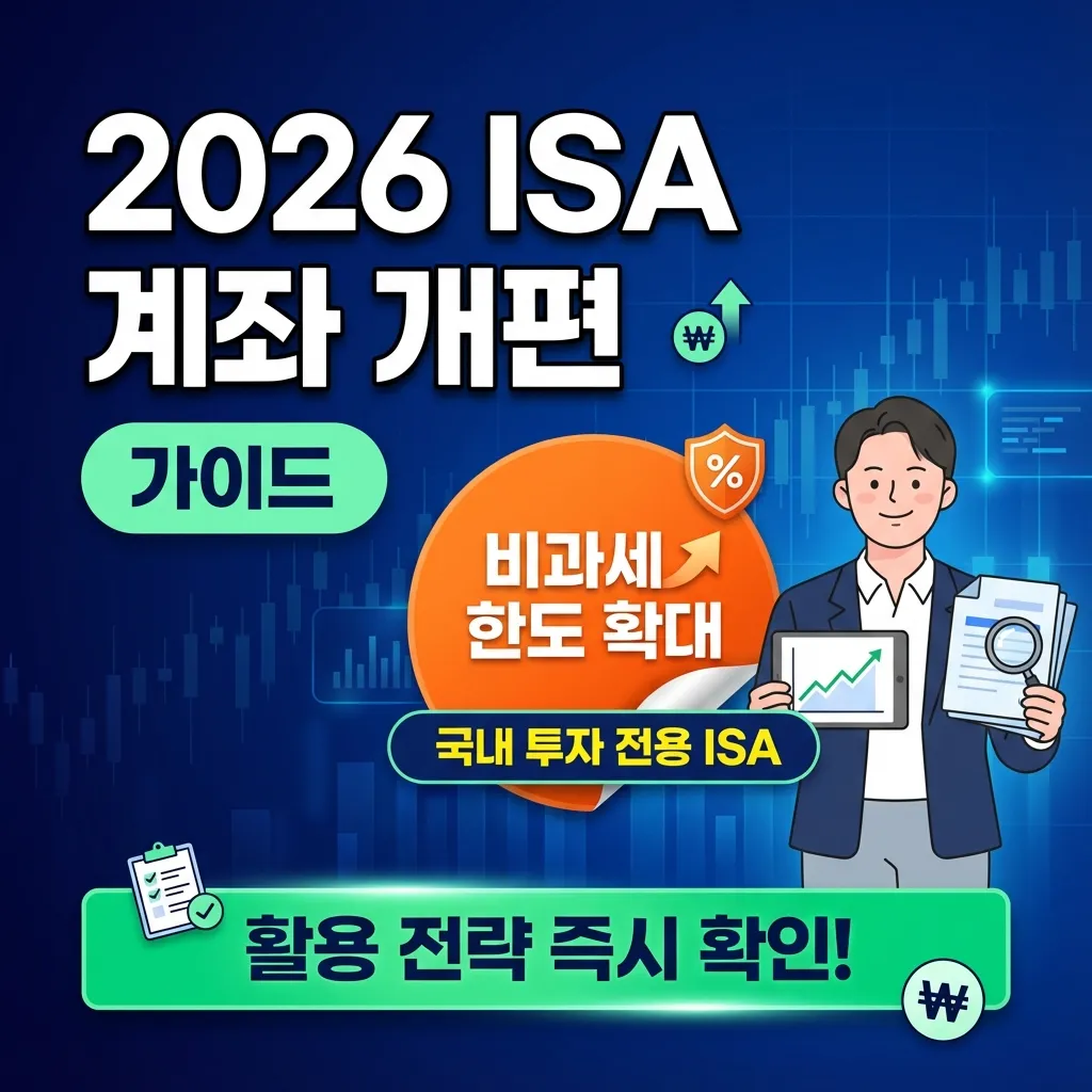 2026년 ISA 계좌 개편 가이드 썸네일
