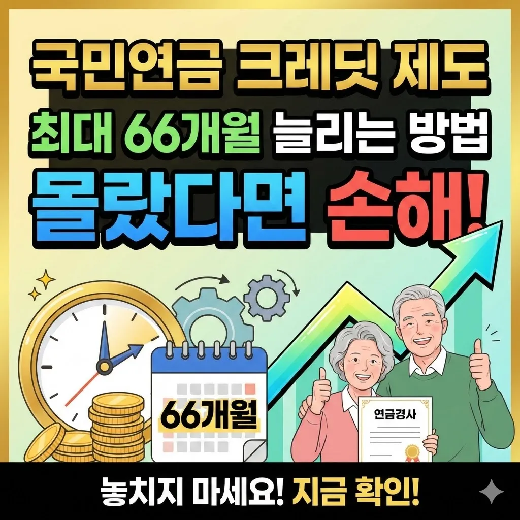 국민연금 크레딧 제도 썸네일