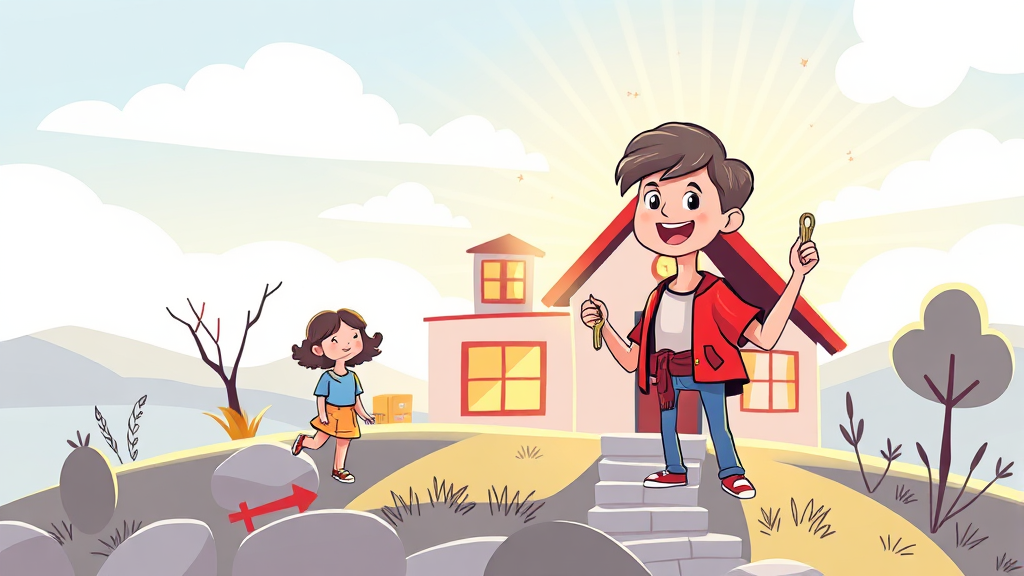 청년 위한 특별 대출 (illustration 스타일)