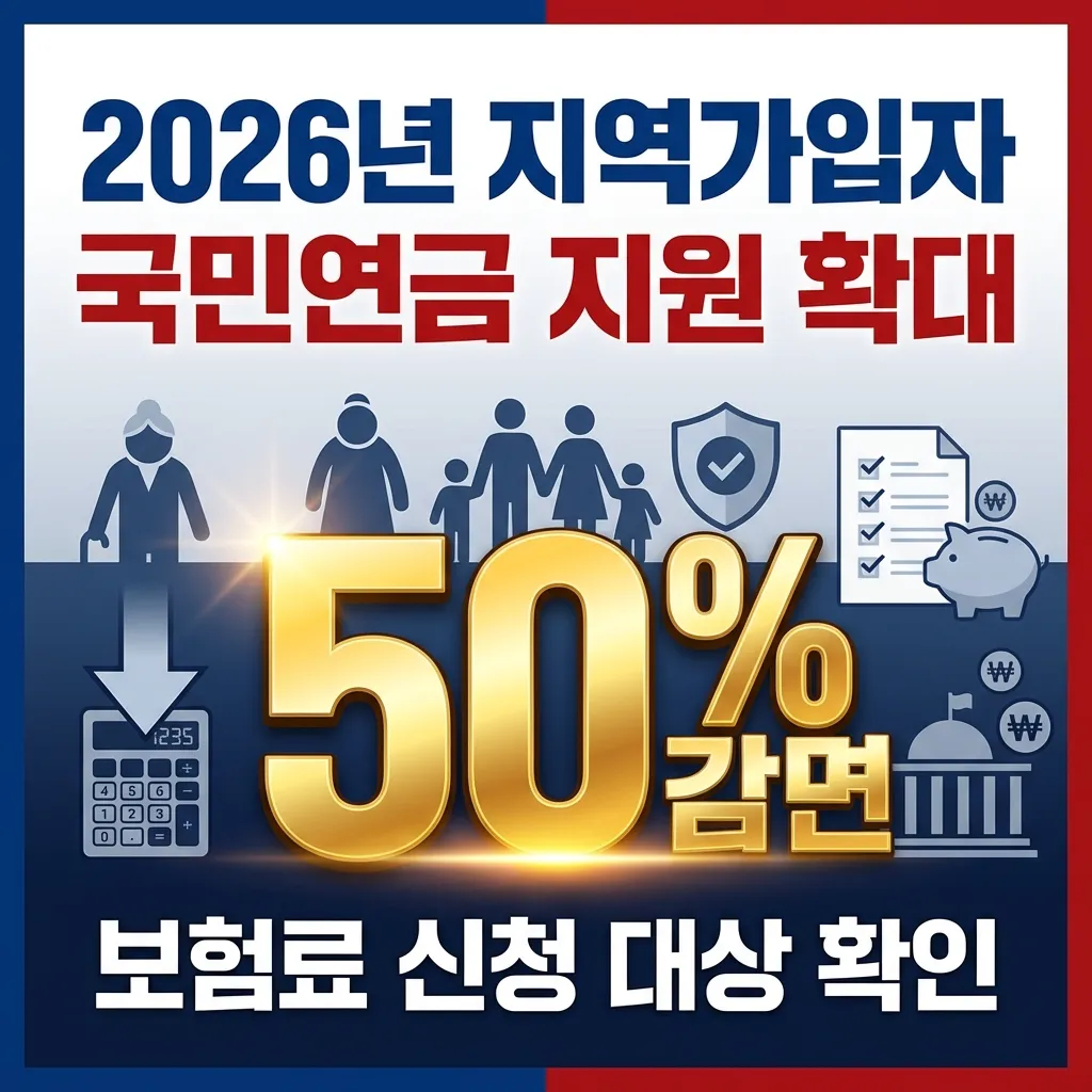 국민연금 보험료 감면 안내 썸네일
