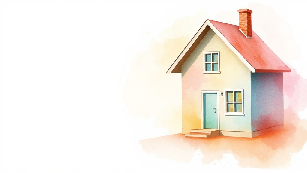 주택청약 담보대출, 이것만은 꼭 알아두세요! (watercolor 스타일)