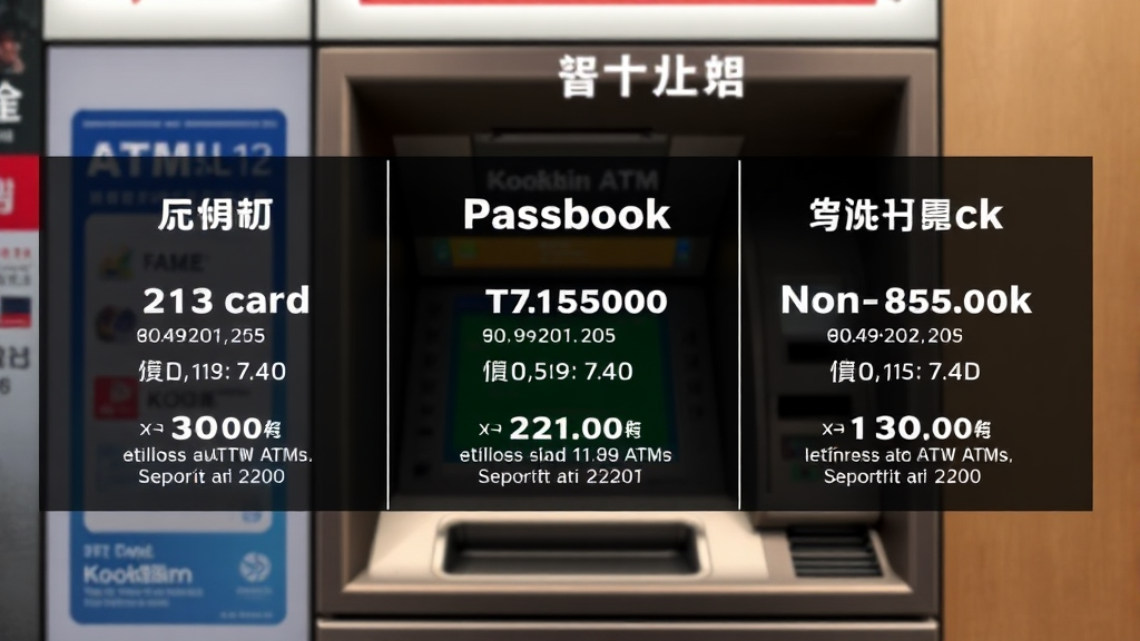 국민은행 ATM 완벽 가이드: 이용 시간, 입출금 한도, 수수료 및 위치 찾기 4 국민은행 ATM 입금 한도 알아보기 (realistic 스타일)