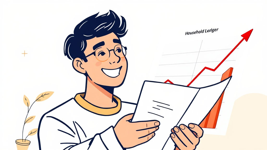 나의 재정 상태 점검 및 목표 설정 (illustration 스타일)