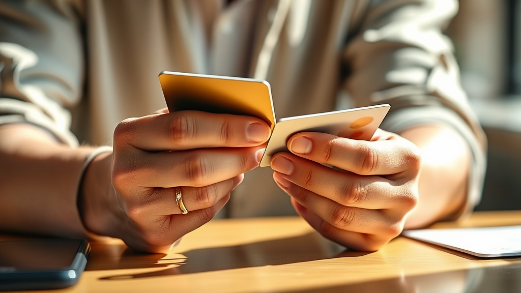 카드 사용 실적과 연체 기록, 얼마나 중요할까? (realistic 스타일)