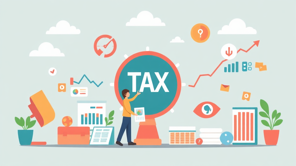 현명한 사업 운영을 위한 세금 관리 시스템 구축 (cartoon 스타일)