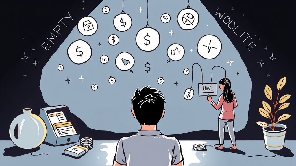 나도 모르게 돈을 쓰는 '충동 소비'의 함정 (illustration 스타일)
