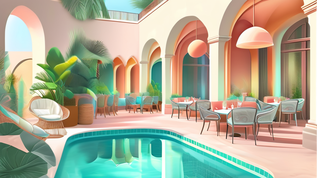 할부 소비와 관련된 금융 혜택 및 프로모션 (watercolor 스타일)