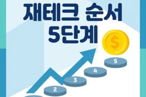 사회초년생 재테크 순서 5단계 총정리