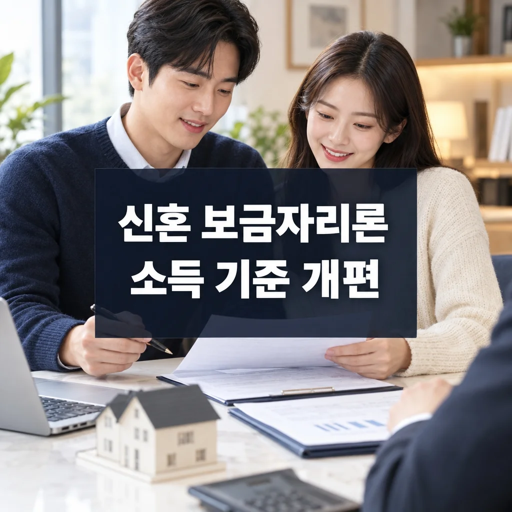 신혼부부 보금자리론 소득기준 완화