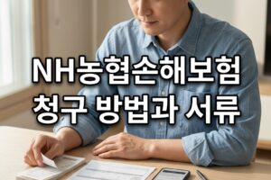 NH농협손해보험 청구 방법과 접수 전 준비서류 정리